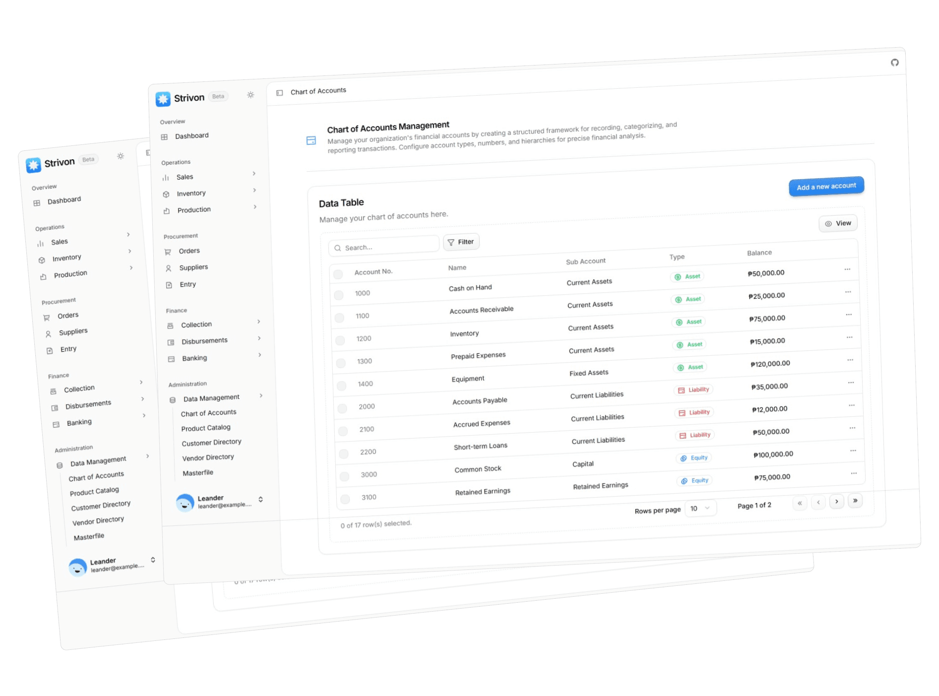 DBL ISTS Inc. ERP system